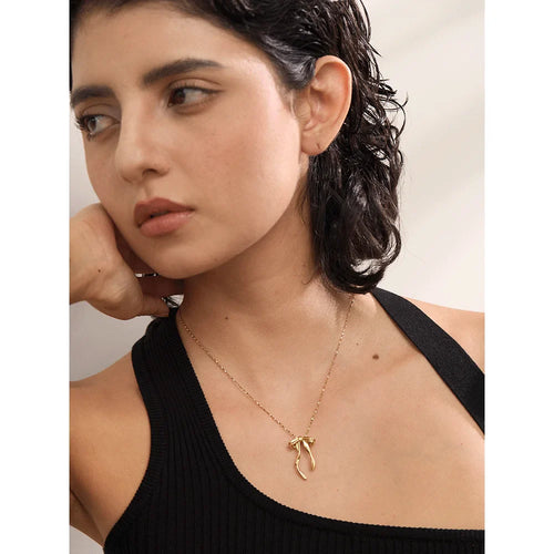 Bow Knot Pendant Necklace
